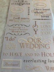 K&COMPANY RUB-ONS MARCELLA BY K HAPPY COUPLE TRANSFER 28PCS