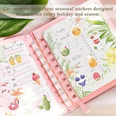 Planner Stickers 24 Page, 1000+ Stickers, Multicolor, Paper, Vintage Style, H…