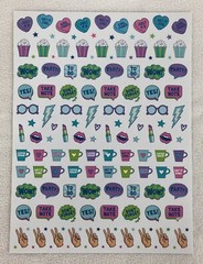 Groovy Girl POWER Goals Peace Love COFFEE Planner Calendar Stickers 300 Pieces