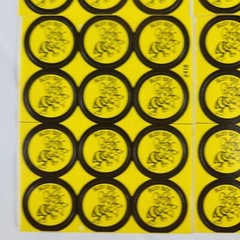 Vintage Busy Bee Stickers Scrapbook Reward Yellow BEE Lot 4 Sheets 48 Total 80s