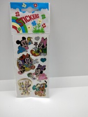 Rare Vtg Disney Babies Foiled Stickers New Old Stock