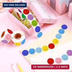 Outus 3000 Pcs Smile Stickers 1 Inch Happy Smile Face Motivational Chart Sticker