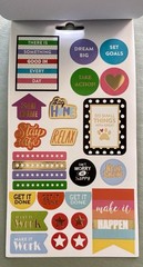HUGE Lot of Planner Stickers & Paper 3 Complete Books, Stickers, Tabs & More