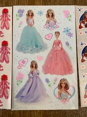 Vintage Sandylion Stickers Mattel Barbie Dance Ballet Butterfly Lot Early 2000s