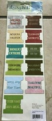 DAISY HILL TAB STICKERS FOR PICTURE FILES ORGANIZATION *