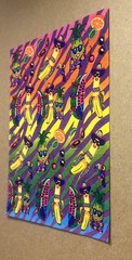 Vintage Lisa Frank Sticker Sheet Rare #S251 Crazy Fruits Pineapple Melons