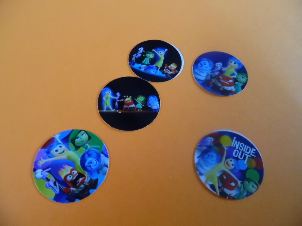 Pre Cut One Inch Bottle Cap Images Inside Out Free Shipping