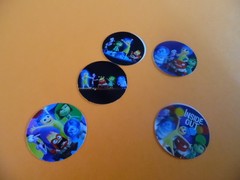 Pre Cut One Inch Bottle Cap Images Inside Out Free Shipping