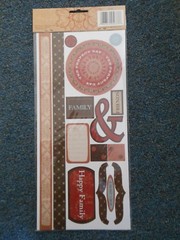 Cardstock Die-Cuts Fall Deja Views Self Adhesive Scrapbooking