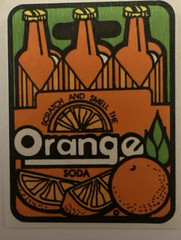 13 Vintage Mello Smello Stickers ’80s Scratch and Smell Orange Chocolate Roses +