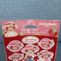 2003 American Greetings Strawberry Shortcake Stickers Sealed Pack Design Ware