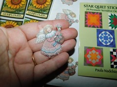 LARGE LOT VTG STICKERS 90s SOME SEALED FLORAL COUNTRY BEARS SUSAN WINGET ART 3D