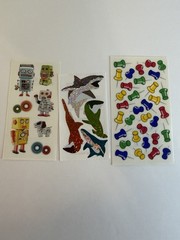 Lot of 38 Vintage Stickers & Sticker Sheets New Out Of Package