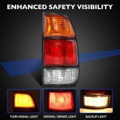 Tail Light Assemblies Compatible with Toyota Tundra 2000-2006 Regular & Acces…