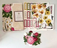 Anna Griffin AG447 Flower Pot Decoupage Die Cuts COMPLETE 237 Pc Set w/ Foam