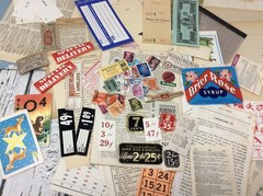 VTG Ephemera Supplies Kit Bundle – Scrapbooking Junk Journal – Pages Labels etc.