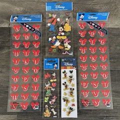 Disney Mickey Mouse and Friends Scrapbooking Stickers~Lot of 5 Packs~NEW