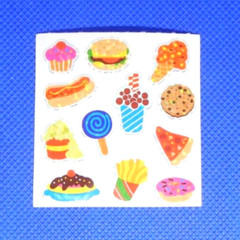 Carnival Fair Food Hamburger Fries Hot Dog Sweet Treats Sandylion Sticker Mod