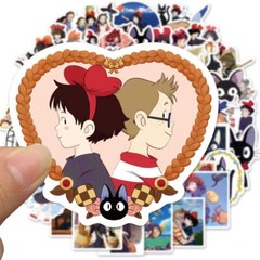 Kiki’s Delivery Decal Vinyl Sticker anime Manga Cartoon Cat Pack 50pc Pack Lot