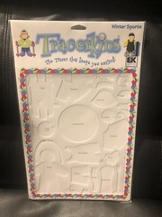EK Success Tracerkins Template winter sports Scrapbook NEW