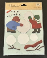 Life’s Little Occasions BUILD A SNOWMAN Dimensional Sticker Pack