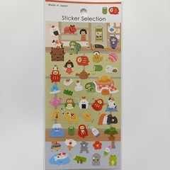 Sticker Sheet set Japanese Culture and Food Made in Japan