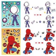 24 Sheets Cute Superhero Stickers for Kids Make Your Own Movie Sticker Make a…