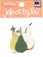 Jolee’s by You non adhesive Layered Paper Sliced PEARS Fast FREE SHIP! 56301