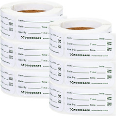 1500 Pieces Food Labels for Catering Food Date Storage Labels 1 X 2 Inch