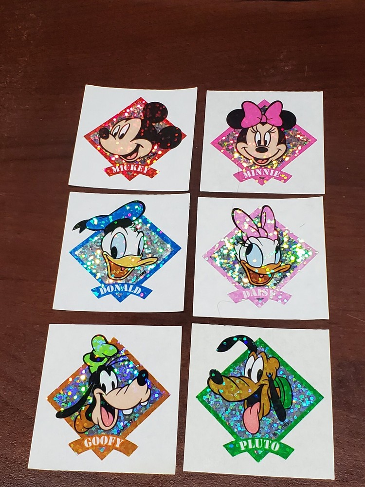 Set of 6 mods Prismatic glitter Sandylion Mickey Mouse & Friends Minnie Donald +