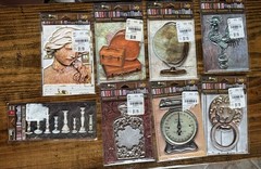 Architextures Sevengypsies Scrapbooking/Junk Journal Packs & Pieces-150+ Pieces