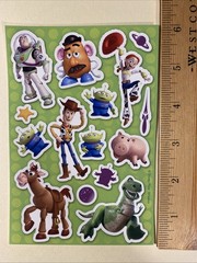 Toy Story Sticker Sheet Scrapbook Planner Craft Stickers Disney Pixar