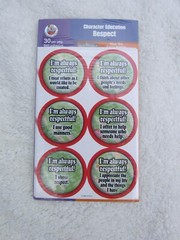 McGraw-Hill Childrens Publishing Character Education Badge Stickers Y2K NOS 2003