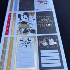 Happy Planner Disney Mickey Minnie Mouse Sticker 2 Sets 244 & 582 Pcs Scrapbook