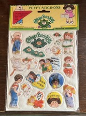 Vintage Cabbage Patch Kids Doll Puffy Stick-Ons ‘The Legend of the CPK’