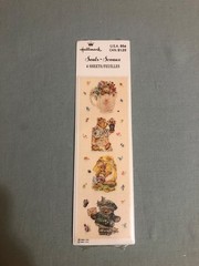 Vintage Hallmark Mary Hamilton Mary’s Bears Stickers 4 Sheets Sealed USA Sticker