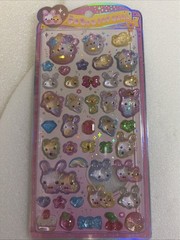 Magical Mewchan Sticker Binder with 2 Sticker Sheets Heisei Retro Kawaii