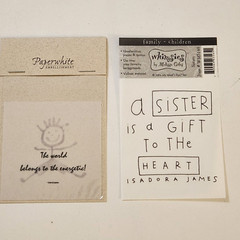 NEW Lot 14 BABY Transparencies Vellum Words Phrase Verse O’Scrap Whimsies -Z