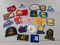 SPONGEBOB SQUAREPANTS VARIETY VINYL 20 CT STICKER PACKS