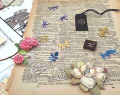 BIG 200 BUNDLE~JUNK JOURNAL SUPPLIES~6X6″ PAPER, IMAGES, ACCENTS & FUN FIBERS