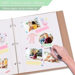 70 Pack 11×9 Photo Album Refill Pages Self Adhesive Sheets for 3 Ring Binders