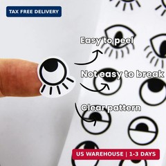 2000 Pieces Eye Stickers Labels, Googly Eyes Self Adhesive Eye Stickers, Eyes fo