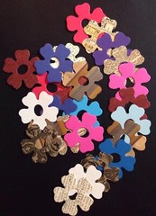 FLOWER Die-Cuts(6pc) Approx.2″Dia.•Garden•Blooms •Summer•Spring•Nature