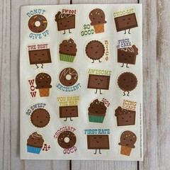 S’mores And Chocolate Scratch Sniff Stickers 2 Single Sheets New Comfort Food