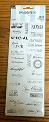 DAVID TUTERA CELEBRATE EMBELLISHMENTS STICKERS 90 PC