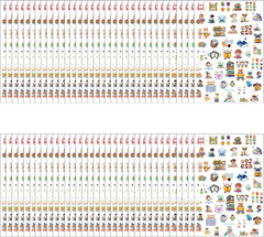 1200+PCS Reading Stickers Party Favors I Love Reading Read Teenagers Sticker Mot