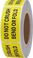 1×2 inch DO NOT Crush Bend OR FOLD Warning Shipping Stickers Self Adhesive La