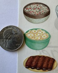 KITCHEN FOOD Stickers(19pc) Creative Memories•Cake •Coffee•Salad•Card Making•
