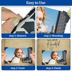120 PCS Black Self Adhesive Photo Mounting Corners DIY Scrapbook Album Craft