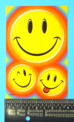 American Greetings Yellow Face Sticker Sheet